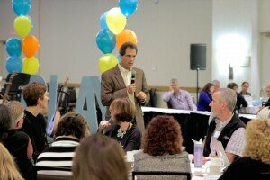 John Kania speaks to delegates at the Collective Impact Summit